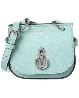 Mulberry Amberley Micro Leather Shoulder Bag - Blue