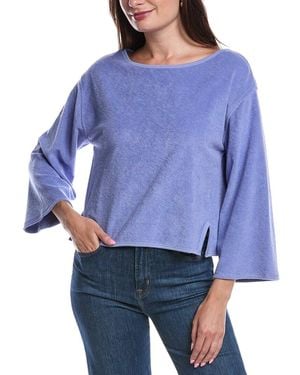 Nation Ltd Fallon Terry Cloth Popover - Blue