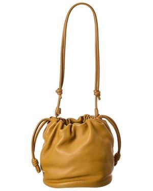 Loewe Flamenco Leather Bucket Bag - Metallic