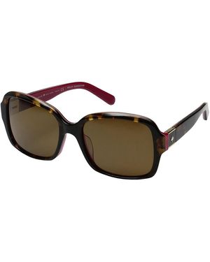 Kate Spade Annora 54Mm Polarized Sunglasses - Brown