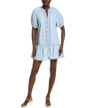 Wayf Denim Mini Dress - Blue