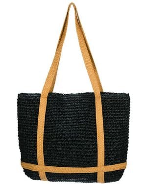San Diego Hat Day Trip Tote - Black