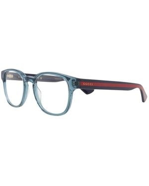 Gucci 49Mm Optical Frames - Blue