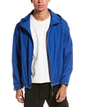 Moncler Hooded Rain Jacket - Blue
