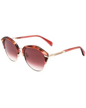 Rag & Bone Rnb1080 55Mm Sunglasses - Red