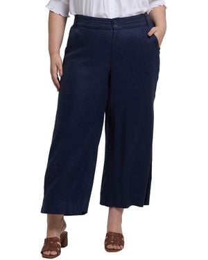 NYDJ Plus Waverly Oxford Trouser Jean - Blue