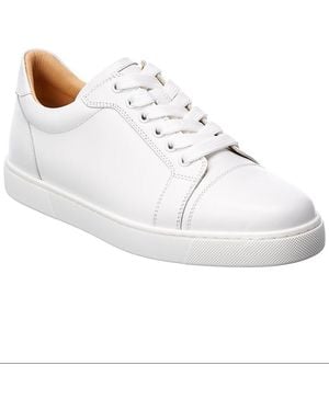 Christian Louboutin Vieira Leather Trainer - White