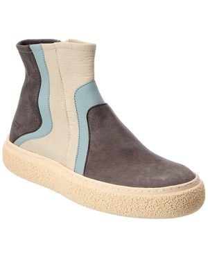 Arche Edexya Leather High-Top Bootie - Brown