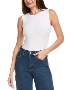 Commando Ribbed Bodysuit - Blue