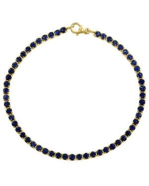 Effy Fine Jewelry 14K 5.86 Ct. Tw. Sapphire Bracelet - Metallic