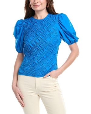 English Factory Asymmetrical Top - Blue