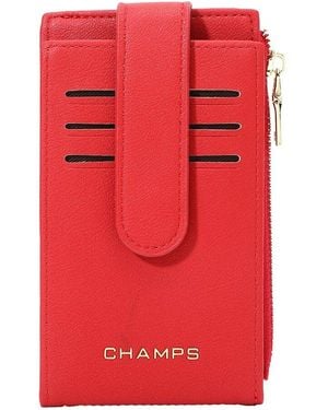 CHAMPS Iconic Card Holder - Red
