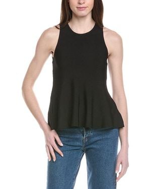 Line & Dot Amina Top - Black