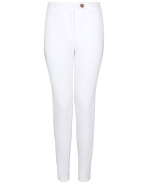 Ferragamo Slim-Fit Trouser - White