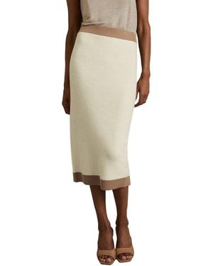 Reiss Nia Casual Skirt - Natural
