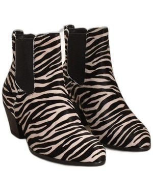 Hogan 55Mm Leather Chelsea Boot - Black