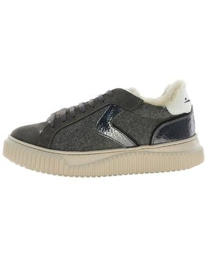 Voile Blanche Lipari Suede Sneaker - Gray