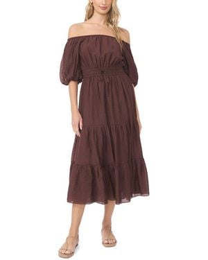 Vince Camuto Pleated Dress - Red