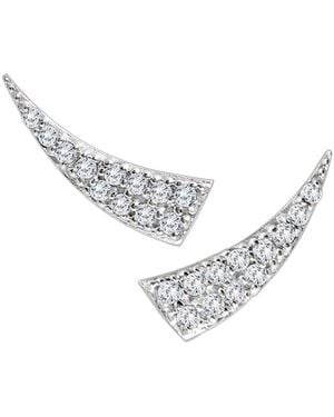 Diamond Select Cuts 14K 0.24 Ct. Tw. Diamond Earrings - Metallic