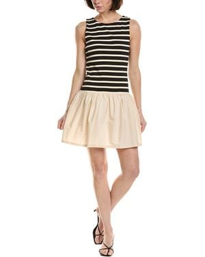 NVLT Twofer Mini Dress - Natural