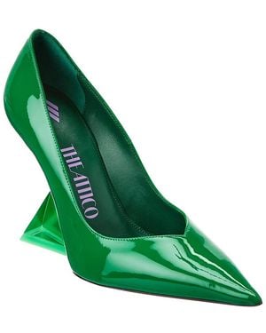 The Attico Cheope Patent Pump - Green