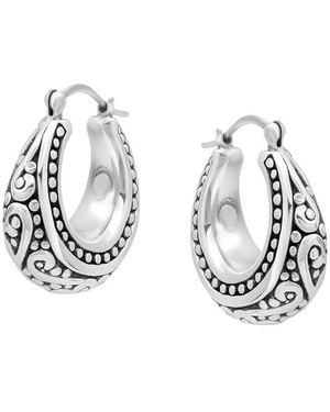MaxColor Dangle Earrings - Metallic
