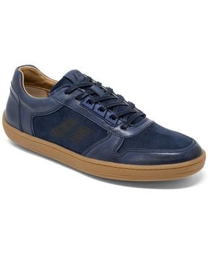 Piloti Drift Leather Trainer - Blue