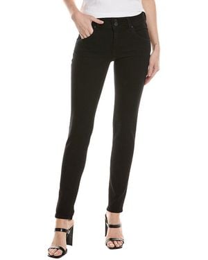 Hudson Jeans Collin Mid-Rise Skinny Jean - Black