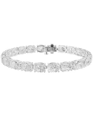 Lab Grown Diamonds 14K 19.50 Ct. Tw. Lab-Grown Diamond Fashion Bracelet - White