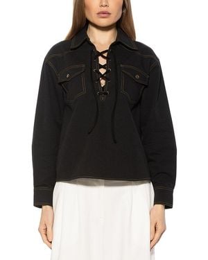 Alexia Admor Thalina Shirt - Black