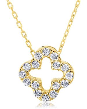 Suzy Levian CZ Jewelry Suzy Levian Cz Pendant - Metallic