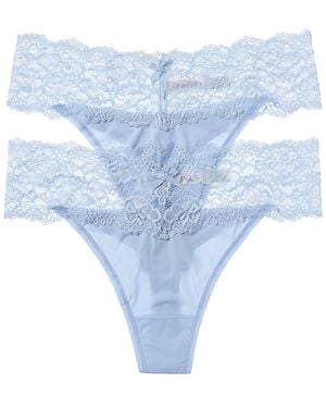 Skarlett Blue 2Pk Goddess Thong - Blue