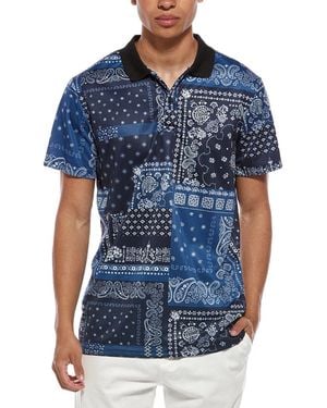 American Stitch Polo Shirt - Blue