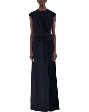 Adam Lippes Silk Pasha Dress - Blue