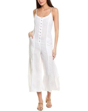 XCVI Calistina Linen Jumpsuit - White