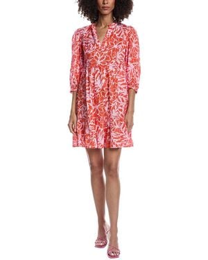 tyler boe Karli Linen Mini Dress - Red