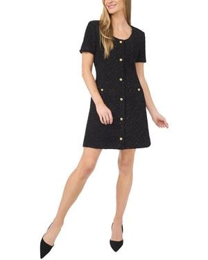 Ted Baker Button Down Mini Dress - Black