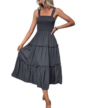 Kayla Paris Midi Dress - Blue