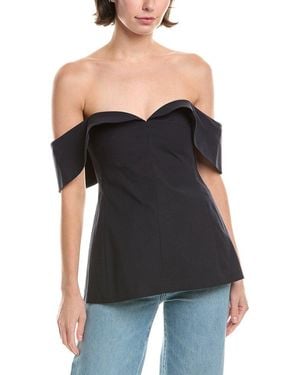 Rebecca Taylor Off-Shoulder Top - Black