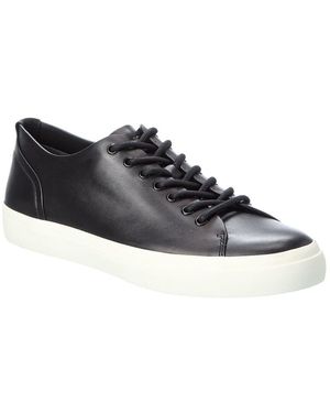 Vince Fernandoart Leather Trainer - Black