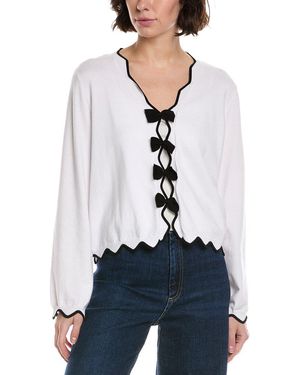Metric Knits Cardigan - White