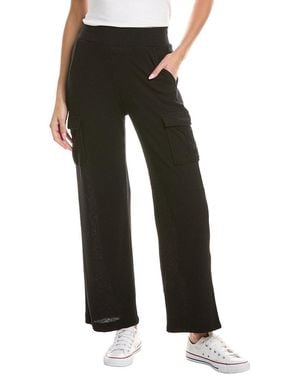 Michael Stars Avery Ribbed Cargo Pant - Black