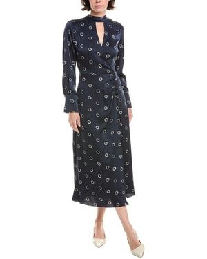 Rebecca Taylor Print Maxi Dress - Blue
