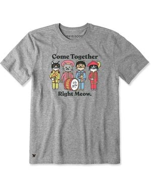 Life Is Good. Crusher T-Shirt - Grey