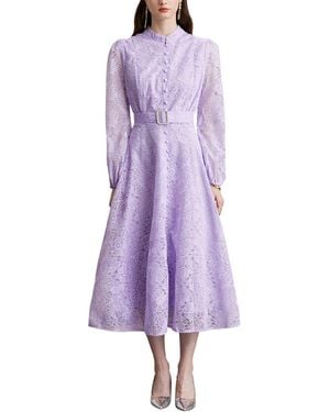 Kaimilan Midi Dress - Purple