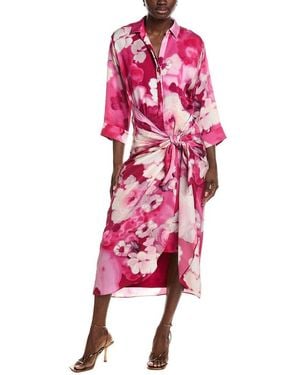 Emanuel Ungaro Imani Printed Maxi Dress - Red