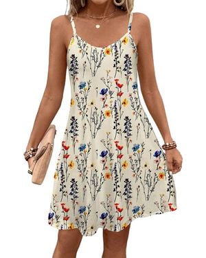 AMINA GLAM Mini Dress - White