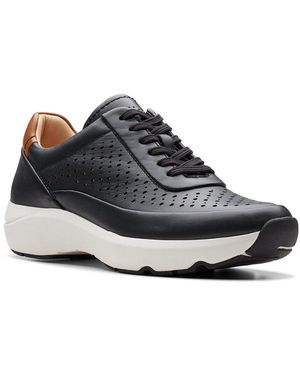 Clarks Tivoli Grace Leather Flat - Black