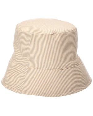 Vince Reversible Canvas Bucket Hat - Natural