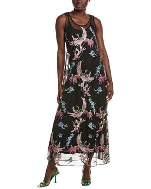 Johnny Was Mazzy A-Line Dress - Black